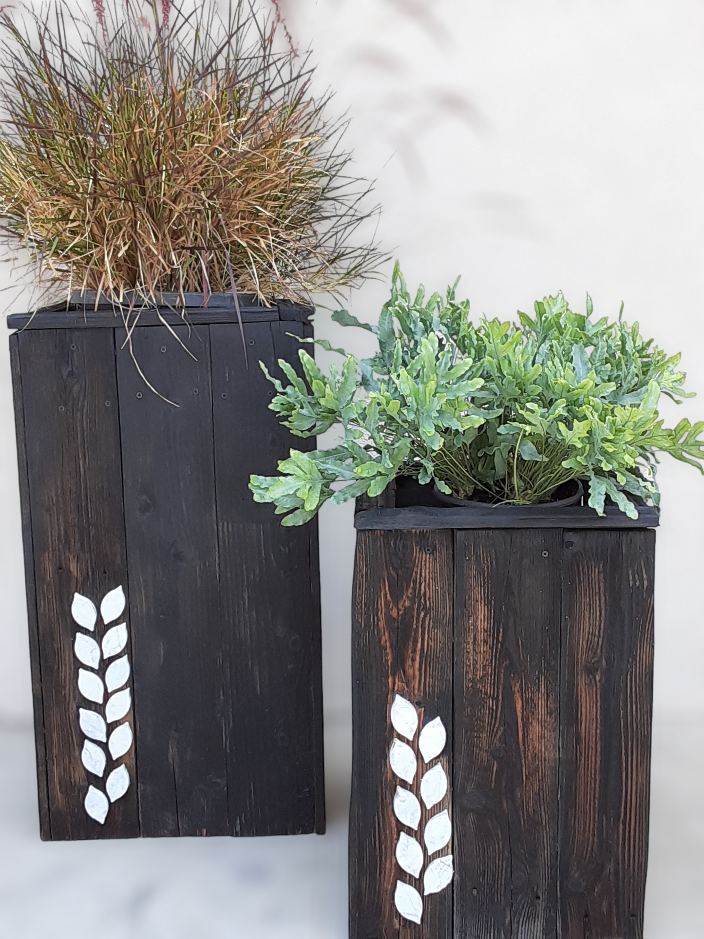 Black Tie Porch planters