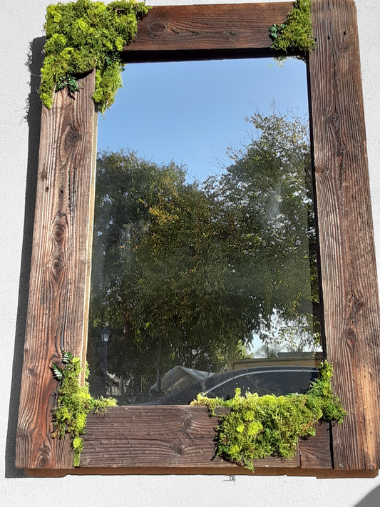 Large Rustic Mirror