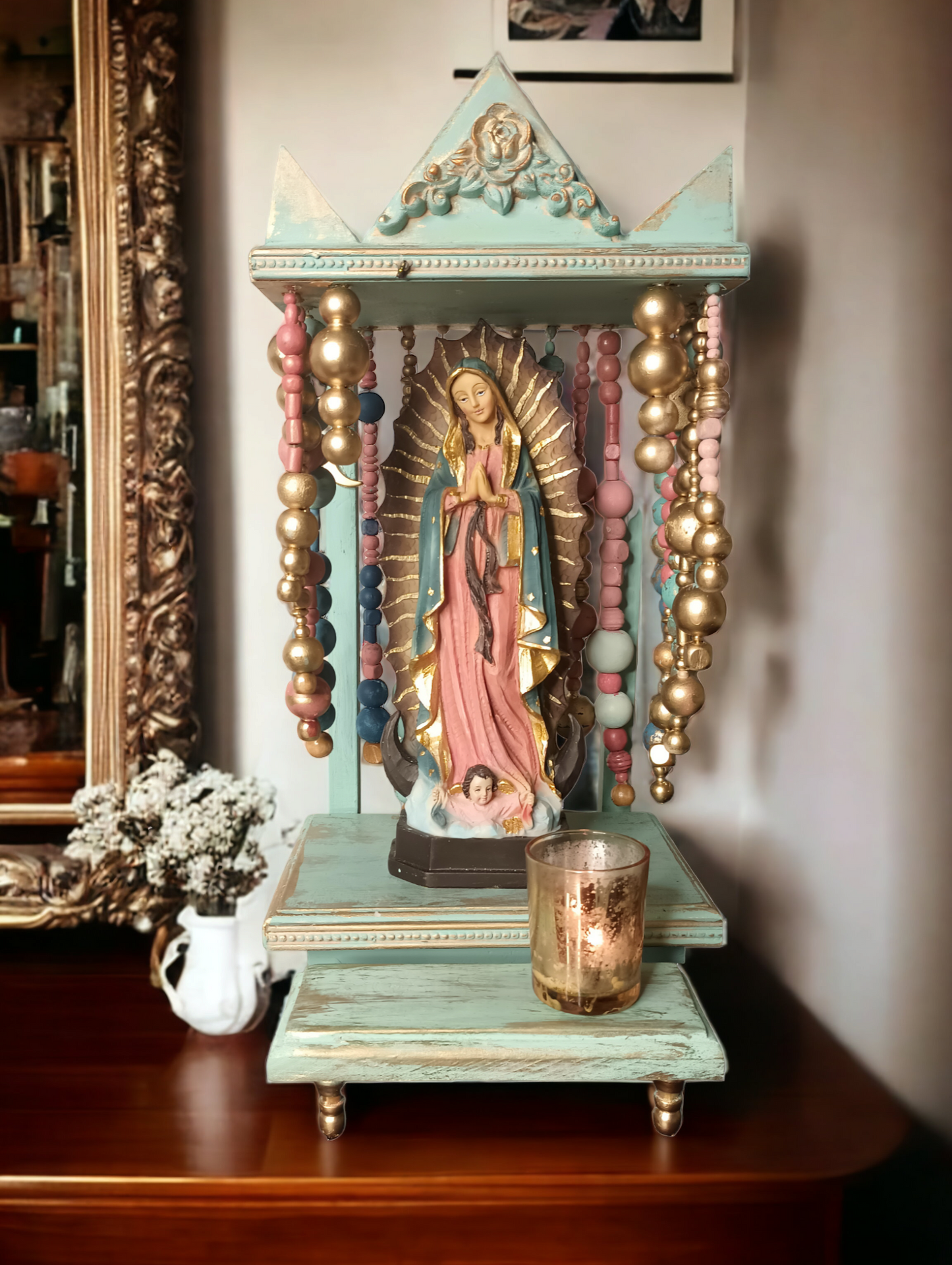 Mary Statue and Alter